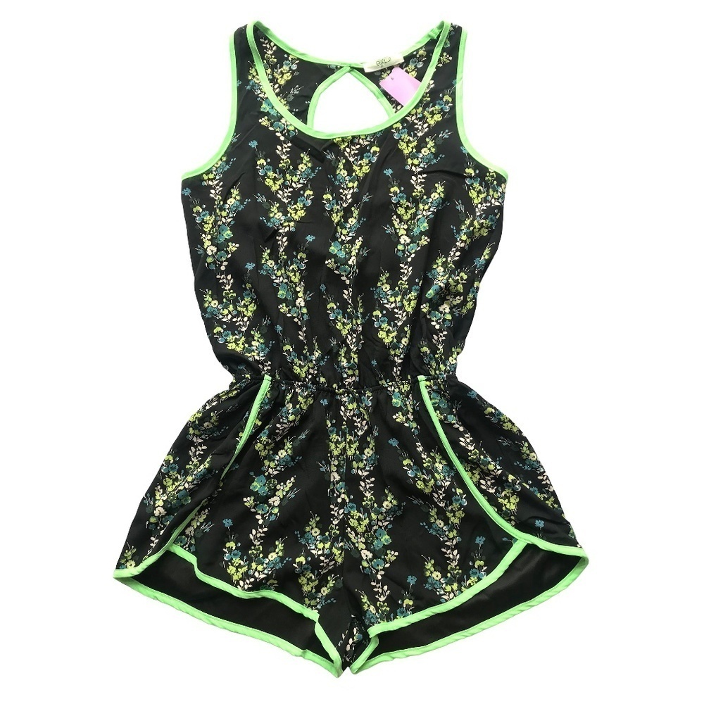 Stylebook Green Floral Romper​​